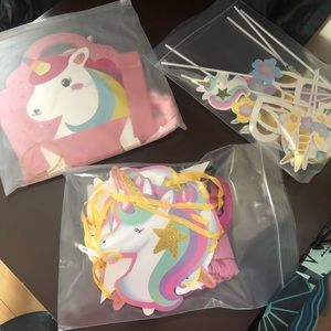 Unicorn party supplies
